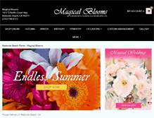 Tablet Screenshot of magicalblooms.com